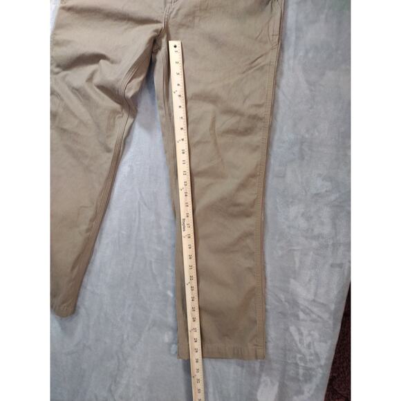 Carhartt Canvas Work Pants Mens 34x30 Tan Brown Relaxed Fit Comfort Outdoor Work - Picture 6 of 11